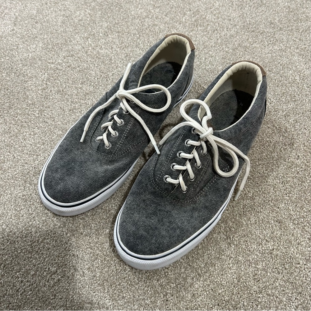 Sperry wasGray Canvas Men's Shoes